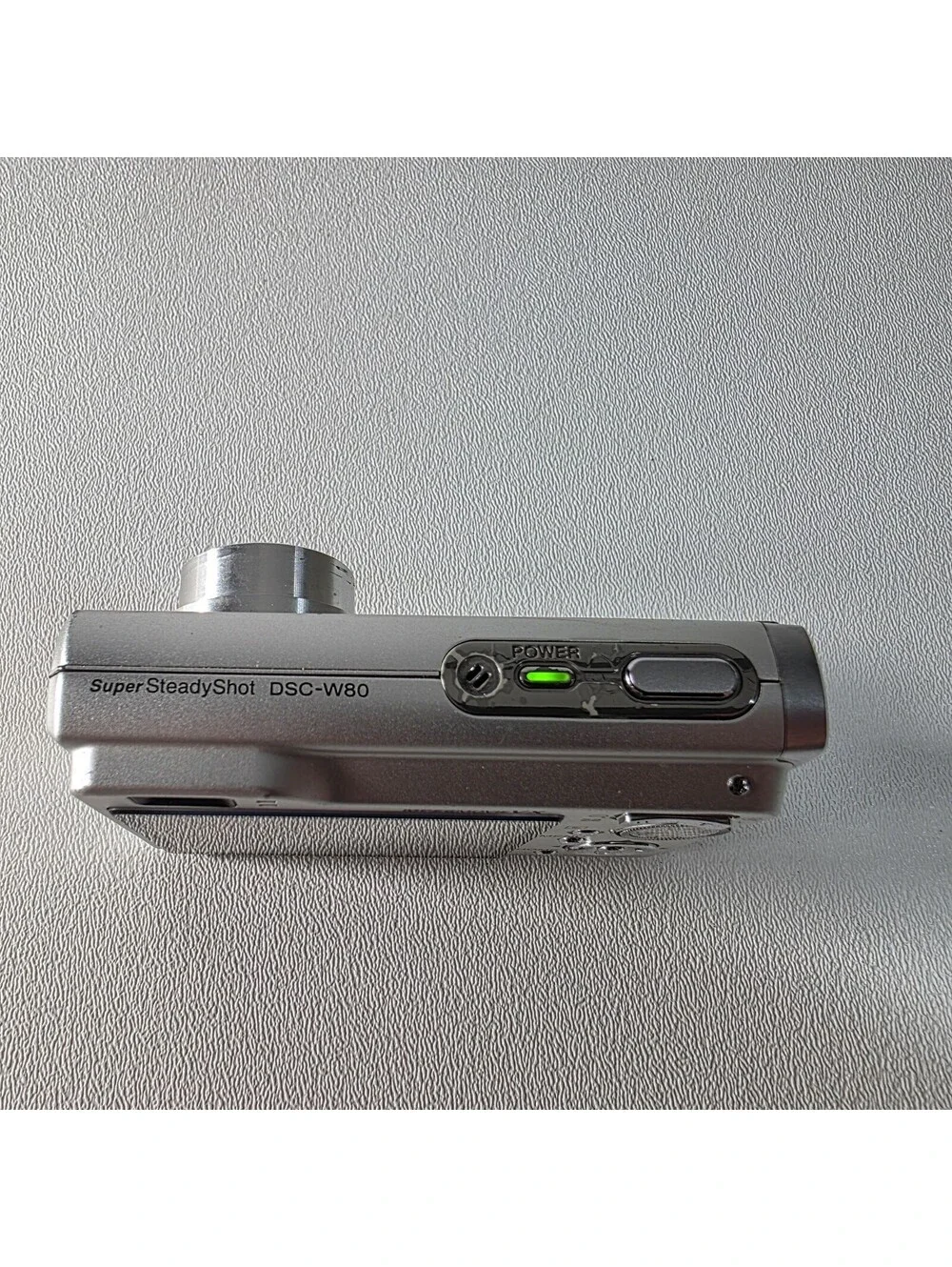 SONY Cyber-shot DSC-W80 Silver 7.2MP Carl Zeiss Vario-Tessar 3x Zoom